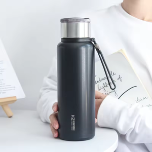 Thiết kế mới leakproof đôi tường thép không gỉ chân không cách nhiệt du lịch Thermo cốc cà phê cốc nước chai Flask với bộ lọc - Product Image 4