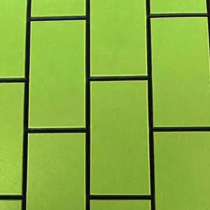 DIY zwei Farben Innen architektur Lärm reduzieren schall dichte recycelte Wand Decke Dekoration Filz & PET Akustik platten China Fabrik