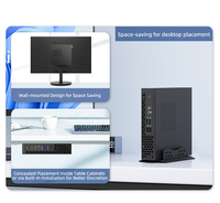 Mini PC con Procesador Intel I7-4610M, Dos Núcleos, Cuatro Subprocesos, Doble DDR3 8G 16G, Doble SATA+ Msata 128G 1TB para Negocios y Hogar