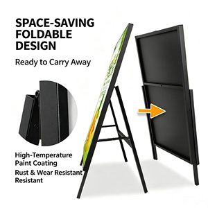 LED Floor Standing Digital a Frame Sign Board <strong>Advertising</strong> <strong>Light</strong> <strong>Boxes</strong> Led Poster Frame <strong>Light</strong> Box Promotion Display Stand - Product Image 4