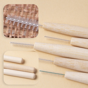 Microcepillo de bambú orgánico con logotipo personalizado, alta calidad, palos en forma de I, <span class=keywords><strong>cepillo</strong></span> dental <span class=keywords><strong>interdental</strong></span> - Product Image 3