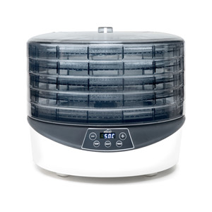 Essiccatore Rotante Terra a 5 Ripiani con Timer Digitale, Macchina per Essiccare Alimenti - Product Image 1
