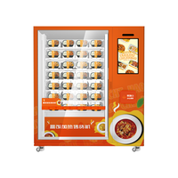 Distributeur automatique 24h/24 avec four à micro-ondes, distributeur automatique intelligent pour boîte à lunch chaude, repas prêts à manger