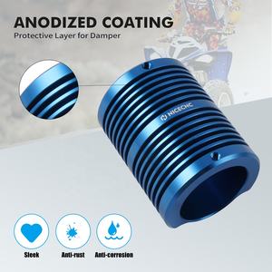 NICECNC Enfriador de Amortiguadores Delanteros de Aluminio de 12 Pines para <span class=keywords><strong>Yamaha</strong></span> <span class=keywords><strong>Raptor</strong></span> 700R SE 2015 2016 <span class=keywords><strong>2017</strong></span> - Product Image 5