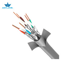 Kabel LAN tembaga penuh, 1000ft UTP/FTP/SFTP Cat6a/Cat7 Harga gulung 305m kabel komunikasi kinerja tinggi