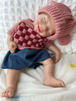Poupée réaliste en silicone de 16 pouces pour nouveau-né, corps entier, endormie, poupée de mode super douce avec vêtements interchangeables, bébé réaliste pour tout-petit