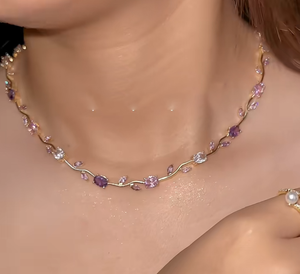 <span class=keywords><strong>Collana</strong></span> a Fiore di <span class=keywords><strong>Tulipano</strong></span> in Acciaio Inossidabile Placcato Oro 18K PVD Impermeabile e Antiossidante del Marchio Fanhua Jewelry - Product Image 1