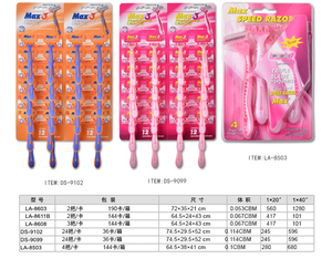 Eyebrow <strong>Razor</strong> for <strong>Women</strong> Face 2 Blade Shaving Set With Swedish Quality Hotel Disposable <strong>Razor</strong> - Product Image 3
