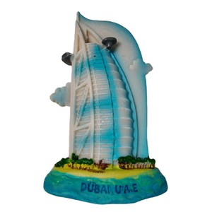Imán Decorativo para Refrigerador con Diseño Tridimensional de la Paisajística Turística de Dubái, Recuerdo de Resina - Product Image 4