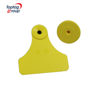 Etiqueta de Oreja para Animales, 58*60 mm, Etiquetas de Oreja para Ganado, Etiquetas de Oreja Coloridas para Identificación de Animales de Granja