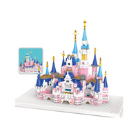 Ensemble de 3000 mini-blocs de construction d'architecture, kit de briques micro-miniatures, modèle éducatif, cadeau pour adultes et adolescents