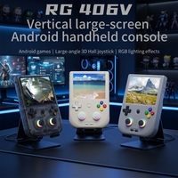 Console de jeu vidéo portable Anbernic RG 406V, écran tactile couleur de 4 pouces, joystick lumineux, console de jeu Android