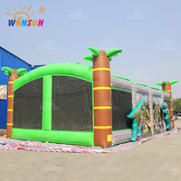 Ballon gonflable dinosaure en PVC personnalisé WINSUN, ignifuge, imperméable, pour extérieur, avec installation facile et options personnalisables