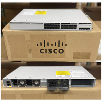 Conmutador de Red C9200L Nuevo, 48 Puertos PoE con QoS y Función Apilable, Modelo C9200L-24P-4G-E