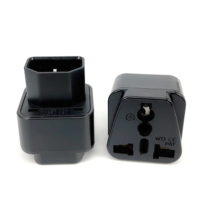 Adaptateur secteur IEC 320 C14 mâle vers C13 femelle de haute qualité