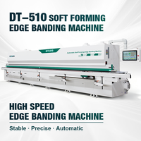 Machine de chantournage automatique à 45 degrés pour le travail du bois, avec collage PUR pour panneaux MDF