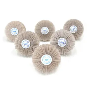 80# 120# 180# 240# 320#400#600# DuPont Nylon Wire Grinding Head Polishing Wheel Brush For Wood Root Carving