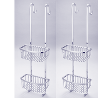 Estante Organizador de Baño de Latón de 2 y 3 Niveles para Ducha