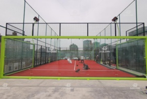 Pista de Pádel Panorámica Duradera de Gran Venta para <span class=keywords><strong>Cancha</strong></span> de <span class=keywords><strong>Tenis</strong></span> Completa - Product Image 4
