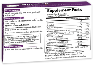 Cápsulas de Suplemento para la Salud Ocular con Fórmula Tipo AREDS2, Luteína y Zeaxantina, Marca Privada OEM ODM Profesional - Product Image 3
