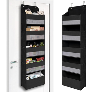 Organizador <span class=keywords><strong>de</strong></span> <span class=keywords><strong>Pared</strong></span> Colgante Anticaídas, Cesta <span class=keywords><strong>de</strong></span> Almacenamiento para Gabinete con Bolsillos Laterales y Bolsas <span class=keywords><strong>de</strong></span> Malla - Product Image 2