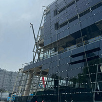 Sistema de Fachada de Vidrio con Doble Acristalamiento y Pared Cortina de Aluminio, Características Anti-Rayaduras, Ignífugas y Ecológicas para Arquitectura Moderna