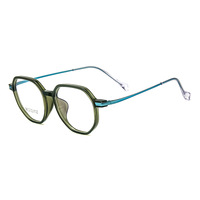 Lunettes de vue en titane TR90 pour hommes et femmes, nouvelle monture optique ultra-légère pour myopie, style transparent et tendance, vente en gros