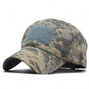 Vente en gros en stock chapeau de papa personnalisé hommes sport casquette de baseball femmes casquette de sport casquette de baseball unisexe style camouflage tissu - Product Image 3