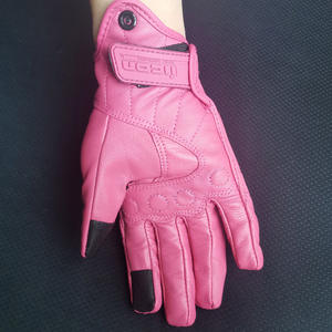 Gants de moto anti-chute Shamofeng en cuir véritable, coupe-vent, anti-froid, chauds, en peau de mouton pour la conduite hors route - Product Image 5