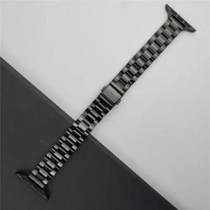 Bracelets en acier inoxydable pour <span class=keywords><strong>bracelet</strong></span> de montre <span class=keywords><strong>Apple</strong></span> Tiny Waist Three Bead pour <span class=keywords><strong>Apple</strong></span> <span class=keywords><strong>Watch</strong></span> Series S11 S10 <span class=keywords><strong>SE</strong></span> 38/40/41MM 42/44/45/49MM - Product Image 5