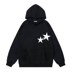 Fabricante OEM/ODM, Sudadera con Capucha Extra Grande de Alta Calidad, Mezcla de Polialgodón, 350 GSM, Impresión de Logotipo Personalizado, Hecho en I - Product Image 4