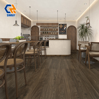 Carreaux de porcelaine 600x1200mm 9mm d'épaisseur, antibactériens, antidérapants, résistants aux acides, garantie 1 an, imitation bois massif, salle de bain