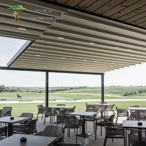 Pérgola <span class=keywords><strong>de</strong></span> Aluminio Innovadora con Brazos Plegables, Operación con Doble Motor, Control Remoto <span class=keywords><strong>y</strong></span> Cerramiento Lateral Opcional - Product Image 2