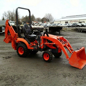 Retroexcavadora Kubota BX23S 4WD de la mejor calidad, tractor compacto con ruedas y cucharón delantero y trasero para construcción agrícola - Product Image 1