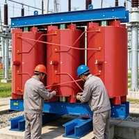 Transformateur redresseur triphasé à sec de type moulé en résine époxy 50Hz ZBSC(B)12-1000 ~ 3150 pour niveaux de tension de 35 kV et moins