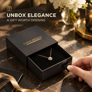 Caja de Cartón Rígido Personalizada con Cierre Magnético y Cinta para Joyería y Embalaje de Ropa de Lujo Bee, para Reconocimiento de Marca - Product Image 1