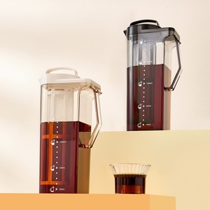 รองรับ OEM ความจุขนาดใหญ่สำหรับใช้ในบ้าน เหยือกกาแฟสกัดเย็นขนาด 1.6 ลิตร/2.2 ลิตร พร้อมที่กรองชาผลไม้ ทนความร้อนและความเย็น - Product Image 5