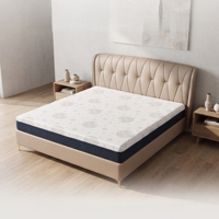 Colchón Híbrido Popular de Espuma Viscoelástica y Muelles Ensacados de 10 Pulgadas, Diseño Moderno para Dormitorios, Calidad de Hotel 5 Estrellas, Venta al por Mayor de Fábrica