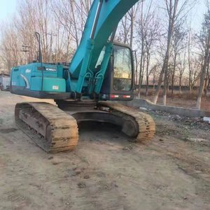 Excavadora de cadenas mediana Kobelco SK250 usada, original de Japón, excavadora hidráulica con pocas horas de trabajo, para construcción y movimiento de tierras en canteras. - Product Image 6