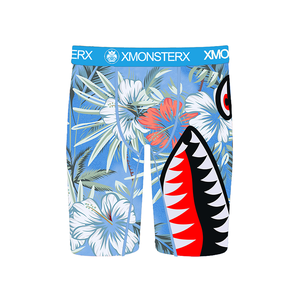 <span class=keywords><strong>Boxer</strong></span> da <span class=keywords><strong>uomo</strong></span> personalizzato senza cuciture in poliestere <span class=keywords><strong>microfibra</strong></span> con bocca di squalo stampato in Micromesh sacchetto di biancheria intima in maglia traspirante - Product Image 2