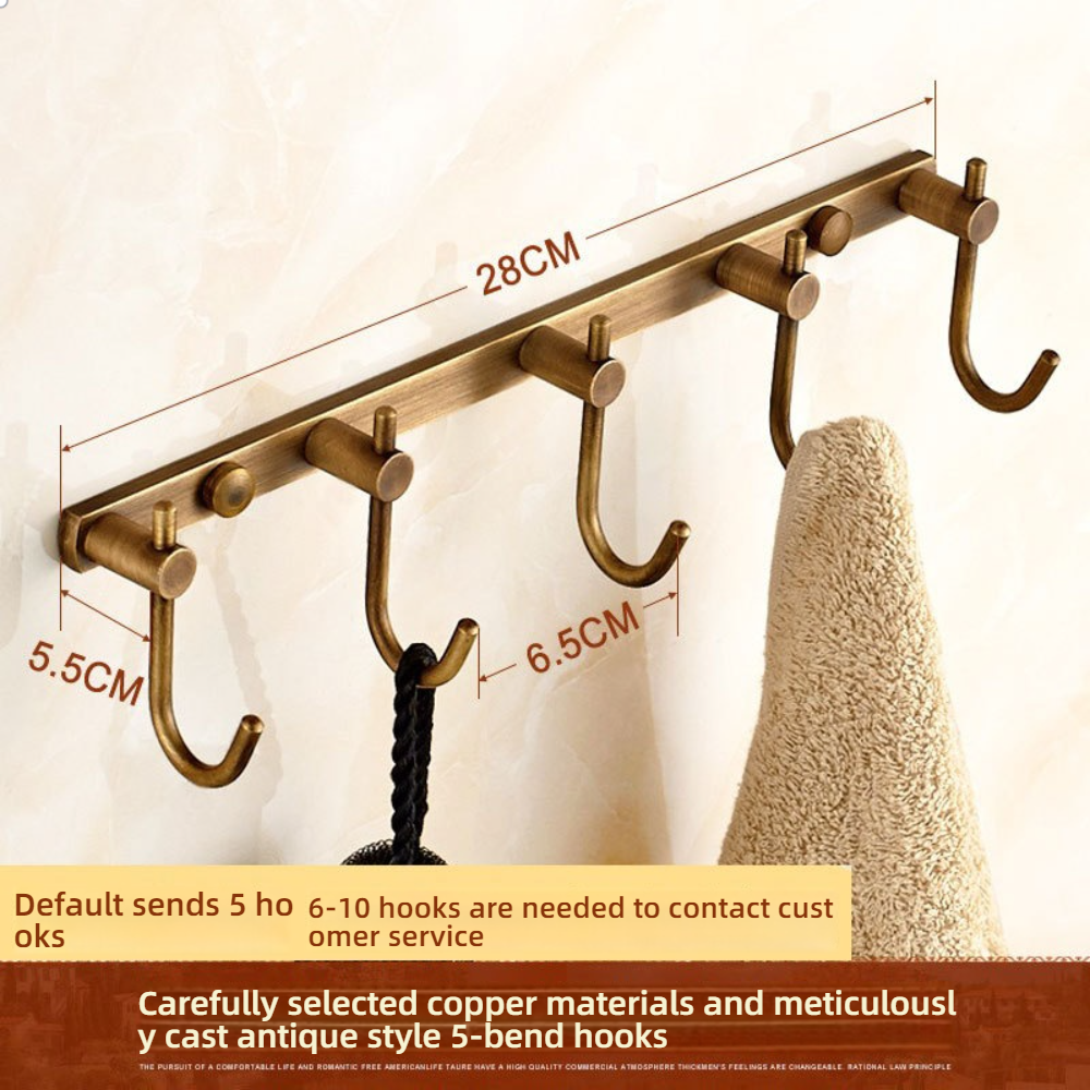 Stile antico a 5 ganci (Disponibile con o senza fori)