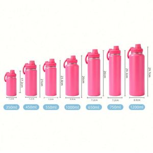 Bouteille d'eau sportive isolée en acier inoxydable à double paroi pour étudiants, 24 oz et 32 oz, pour l'extérieur - Product Image 3