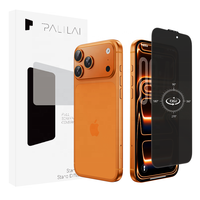 Film de protection en verre trempé anti-espion 360 degrés 9H anti-rayures couverture intégrale pour iPhone 17 16 15 Pro Max Plus