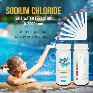 Manufacturer Wholesale Manufacturer Salt Water Tester Strips Sodium Chloride Test For Swimming Pool