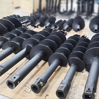 Ventes directes usine : Tarière hydraulique pour mini-excavatrice, pour le forage de trous et le creusement de trous de poteaux