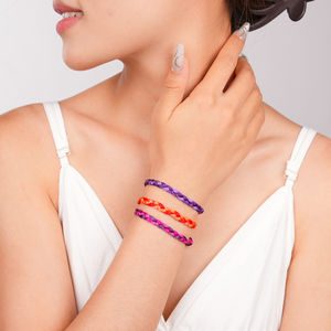 हाथ से बुना हुआ भाग्यशाली कंगन, सूती रस्सी की कई पट्टियाँ हैं जो प्रतिरोधी और समायोज्य ब्रेसलेट - Product Image 2