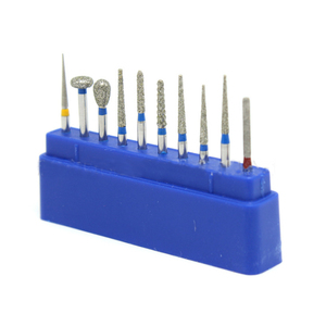 FG Crown Chuẩn Bị <span class=keywords><strong>Burs</strong></span> Kit Răng Trước Kit Răng F 10 Cái Phòng Thí Nghiệm Nha Khoa Phẫu Thuật Phay Nha Khoa Kim Cương Bur Tốc Độ Cao - Product Image 1
