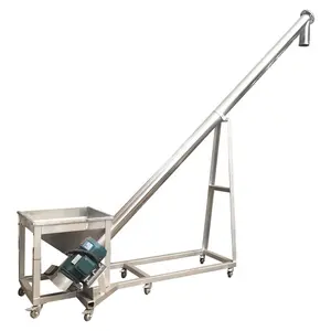 Transportador de parafuso horizontal chinês/transportador industrial para pó seco alimentador de aço inoxidável