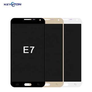 อะไหล่หน้า<span class=keywords><strong>จอ</strong></span>สัมผัส LCD สำหรับ Samsung Galaxy <span class=keywords><strong>E7</strong></span> E700ซ่อมโทรศัพท์มือถือ