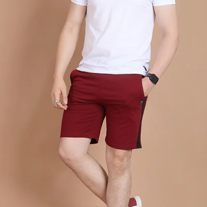 Bermudas deportivas de verano para hombre al por mayor, Bermudas de algodón transpirables informales y sueltas, logotipo personalizado, patrón deportivo estirable - Product Image 1